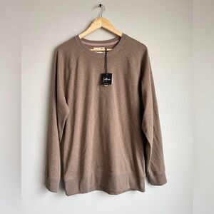 NWT The Normal Brand Puremeso Everyday Crewneck - Size Large - Taupe